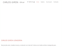 Tablet Screenshot of carlosgiron.com